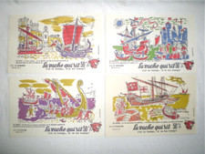15 BUVARDS PUB ANCIENS LA VACHE QUI RIT LES DECOUVERTES LA NAVIGATION