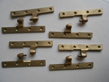 4 Paumelles marine Laiton à olive gauche