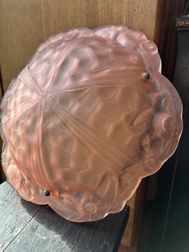 Lustre vasque signée - signée, dÉguÉ