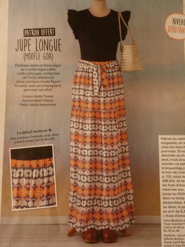 Patron couture jupe longue - couture,