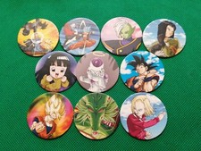 Lot De 10 Caps Dragon Ball DBZ