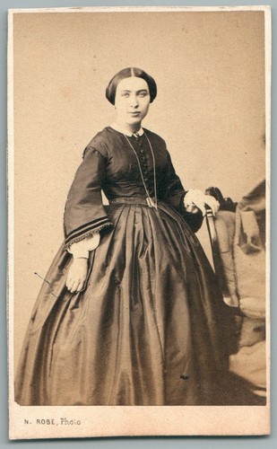 Cdv 1870 femme pose - cdv,