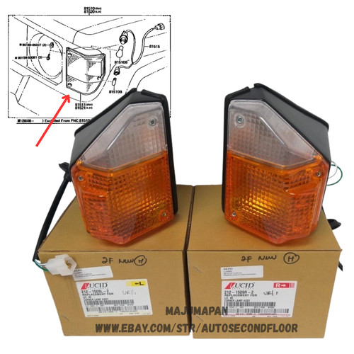 Paire clignotants avant - paire,