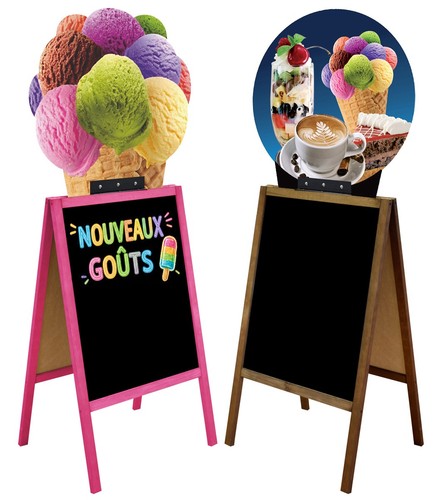 Stop trottoir glace tableau - glace,