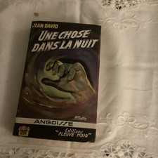 RARE EO FLEUVE NOIR 1955 ANGOISSE N° 14 Jean David : Une Chose Dans La Nuit