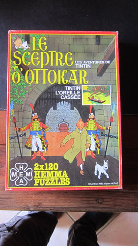 Puzzle hemma 1983 herge - puzzle,
