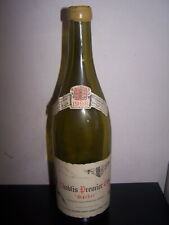 bouteille VIDE etiquette CHABLIS 1ER CRU SECHET 1998 DAUVISSAS wine label bottle