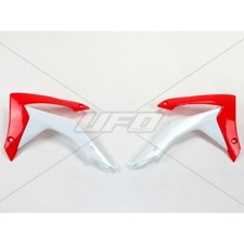 Ouies radiateur UFO rouge moto cross HONDA CRF 250 de 2014 à 2017