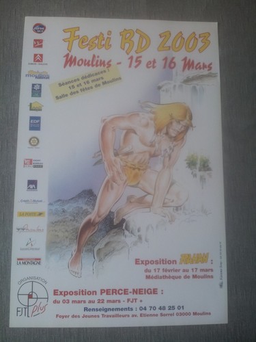 2003 affiche rahan cheret - 2003,