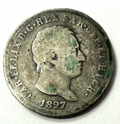 Pièce lire 1827 italie - 2,