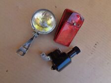 Lot éclairage vélo Soubitez , phare , feu arrière , dynamo  pour vélo vintage .