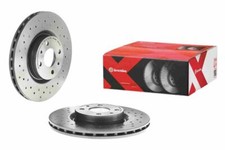Brembo Paire / Set Disques de Frein Avant pour Alfa 155 Lancia Musa Peu / Cit