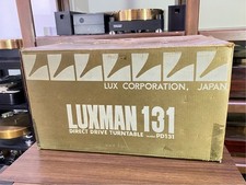 Platine vinyle LUXMAN PD131 avec base de bras PME boîte manuelle vis testée...