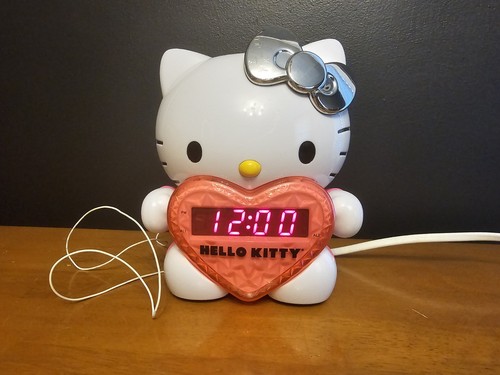 Hello kitty alarm - hello, clock