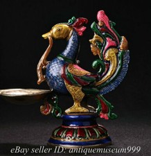 8" Old Chinese Bronze Gilt