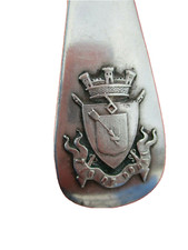 Cuillere argent massif blason