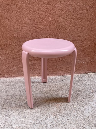 Tabouret rose vintage trix - rose,