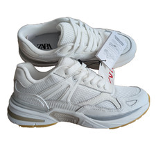 Zara Baskets Femme, Blanc