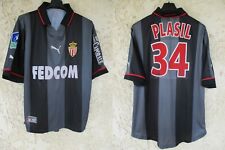 Maillot A.S MONACO 2003 porté PLASIL n°34 PUMA rare match worn shirt maglia M
