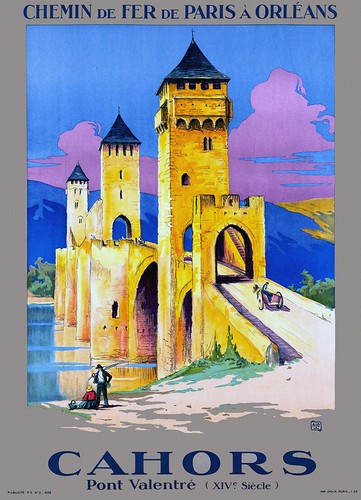 Affiche chemin fer - po,