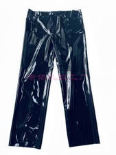Latex gummi jeans with pocket