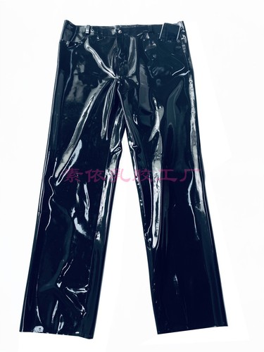 Latex gummi jeans - with, pocket