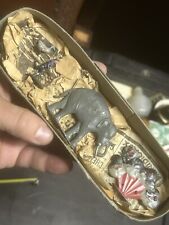 Soldat de Plomb Éléphant Plat d Étain Ancien XIXeme Jouet Cbg Mignot