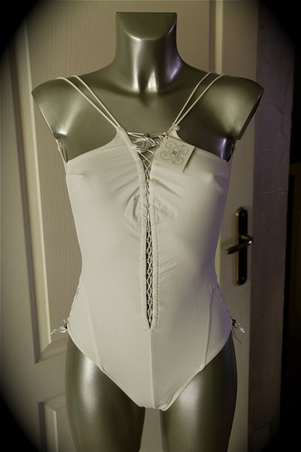 Maillot bain pièce blanc - bain,