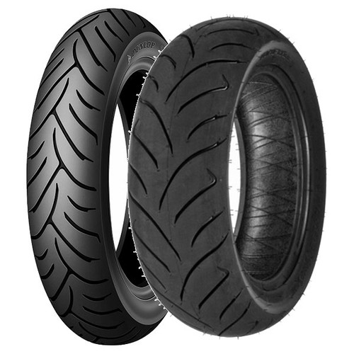 Set pneus dunlop 100 10 - dunlop, 100/80-10