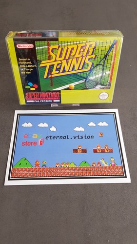 Snes super tennis factory - super,