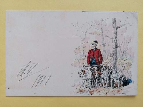 Cpa illustration signée - cpa,