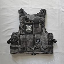 Zen Devils - Trench Tactical Vest black python Plate Carrier Techwear Molle Camo
