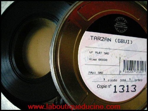 Tarzan pellicule cinéma - tarzan,