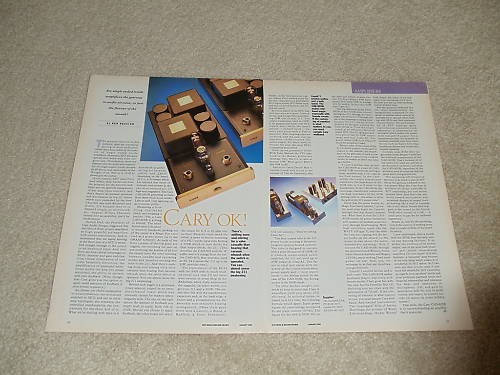 Cary cad 805b tube - cad-805b, amplifier