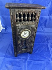 Horloge Bretonne Meuble Miniature. Ht: 35 Cm