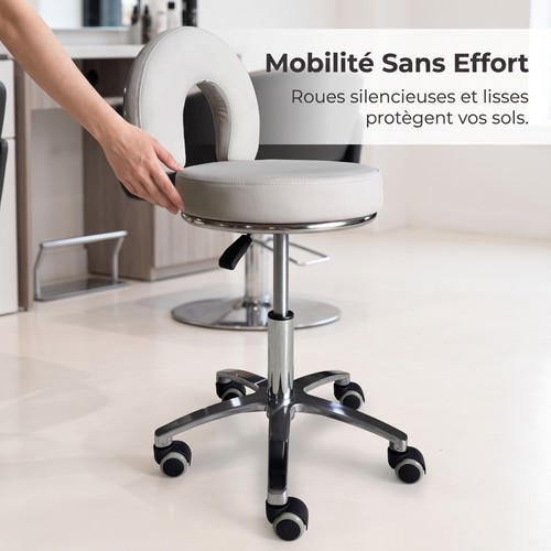 Tabouret roulettes - à,