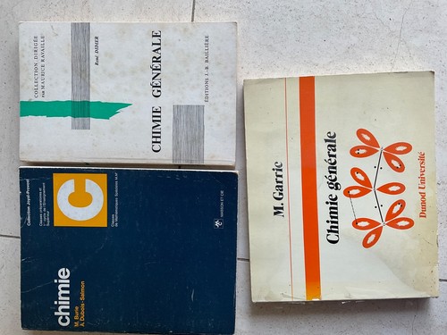Livres chimie edition - 3,