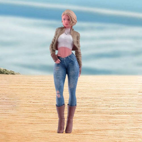 Figurine miniature fille - , à