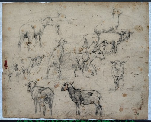 Ancien dessin sur papier