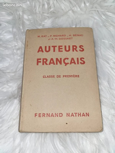 Livre scolaire ancien auteurs - livre,