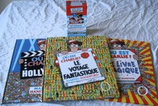 lot 3 livres jeu Où est Charlie?+ jeu de cartes ( Martin Handford )