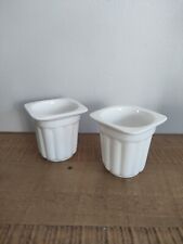 Lot 2 Pots À Yaourt/ Flan En