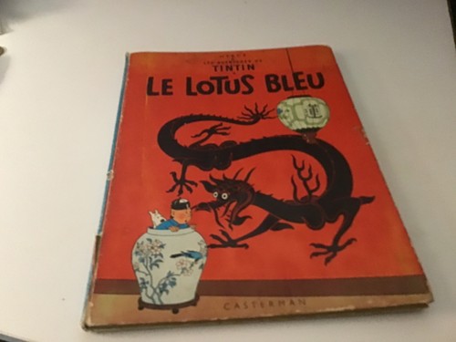 Album tintin lotus bleu - album,