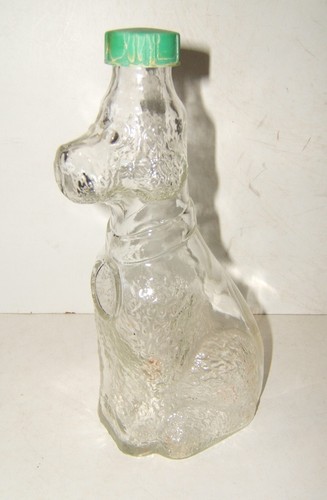 Bouteille forme chien - bouteille, en