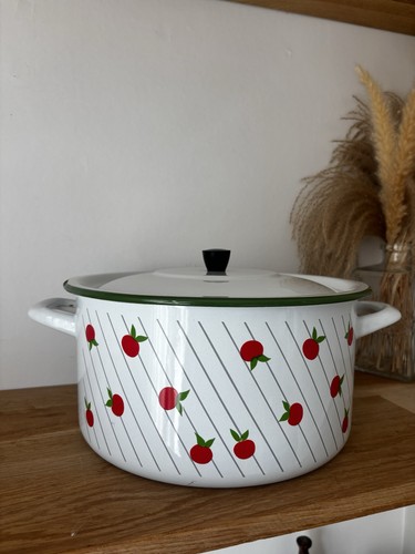 Vintage joli faitout tôle - en,
