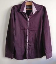 Chemise violette coton ajustée T40 Studio AT (4411038)