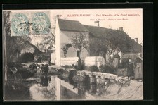 CPA Saint-Maure, Gue Blandin et le Pont rustique 