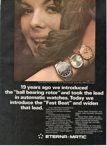 Eterna matic montre kon tiki - eterna,