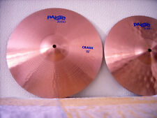 Cymbales PAISTE 2000 vintage. Édition limitée de 1986