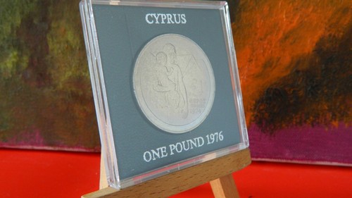 Chypre 1976 livre pièce - 1976,, livre,